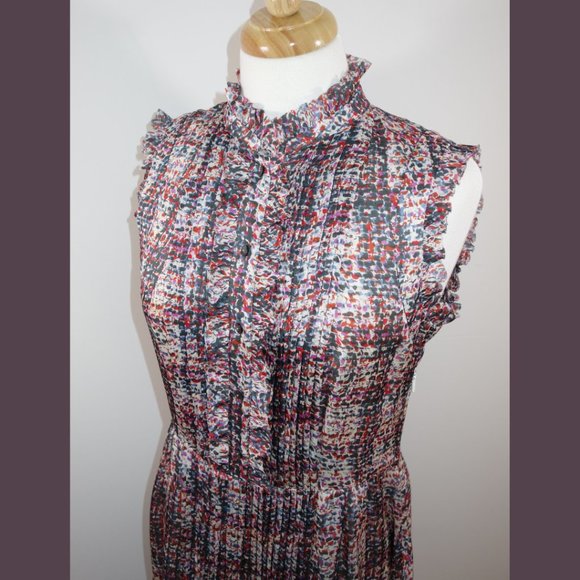 Carolina Herrera Sleeveless Silk Dress - Size M - Picture 8 of 15